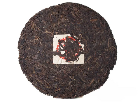 Ye Sheng Da Ye Bing N2 (Hand pressed in 2003), aged sheng puer
