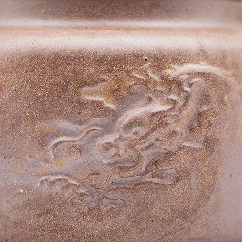 Dragon Head Han Tile yixing clay woodfired teapot # 94851