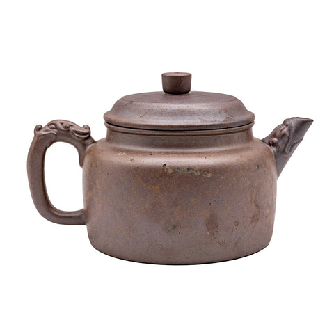 Dragon Head Han Tile yixing clay woodfired teapot # 94851