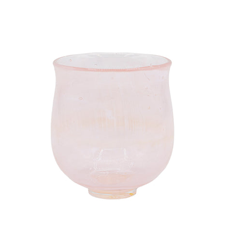 Delicate Light Pink Glass Cup # 94951