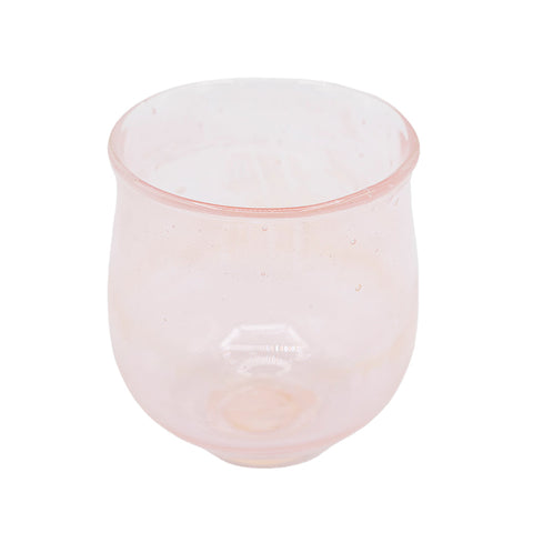 Delicate Light Pink Glass Cup # 94951