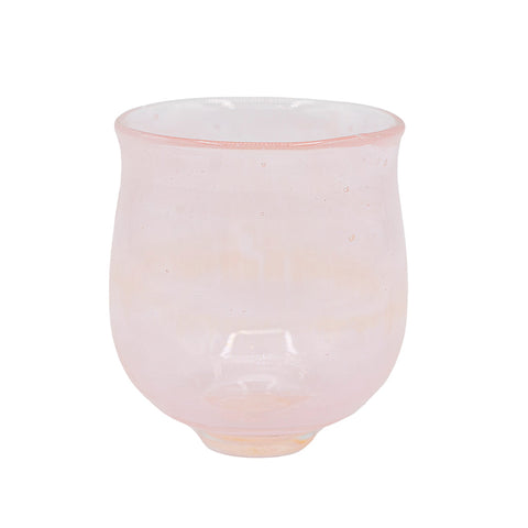 Delicate Light Pink Glass Cup # 94951