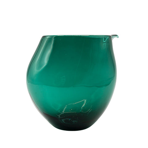 Emerlad Green Glass Gongdaobei, pitcher # 94955