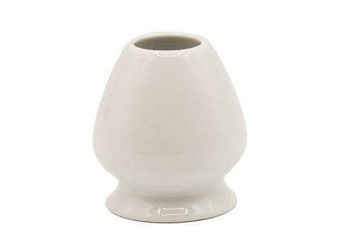 White Porcelain Matcha Whisk Holder # 94114