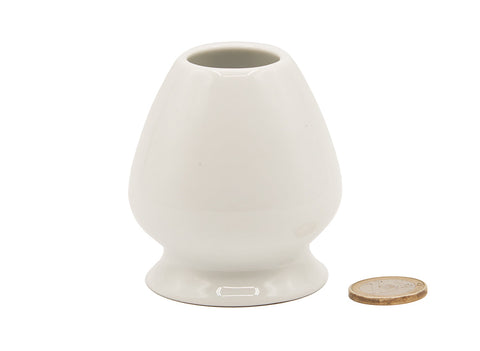 White Porcelain Matcha Whisk Holder # 94114