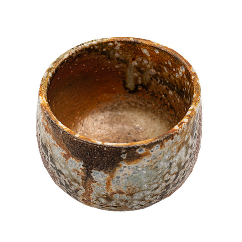 Wood-Fired Dehua Green Water-Droplet Drum Cup # 94993