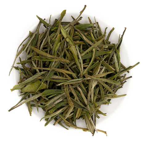 Green Tea First Grade Pre-Qingming Pine Needle Green Tea (Ming Qian Yi Ji Song Zhen Lü Cha)