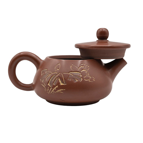 Small Shipiao Teapot Nixing Tao Clay # 94523, 95 ml