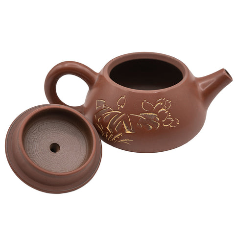 Small Shipiao Teapot Nixing Tao Clay # 94523, 95 ml