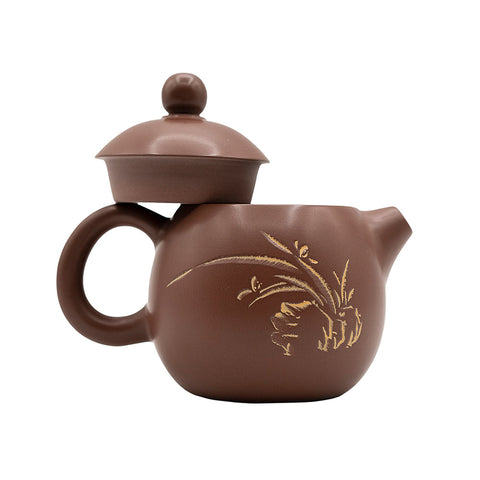 Small Dragon Egg Teapot Nixing Tao Clay # 94525, 70 ml