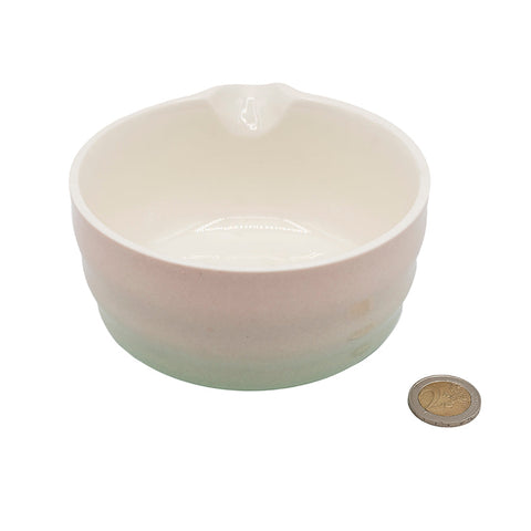 Pastel Gradient Matcha Bowl (Peach & Mint) # 94588