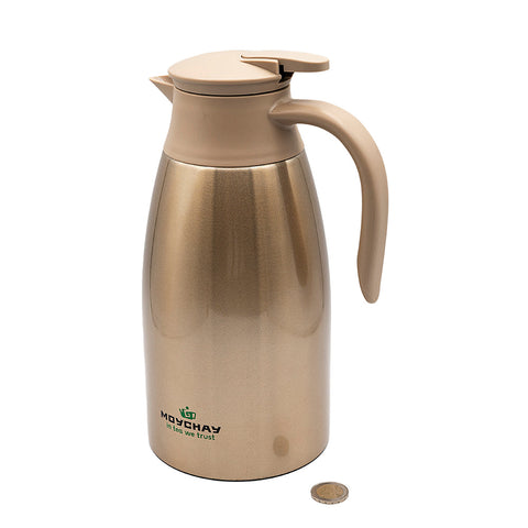 Insulated Gold Thermos  1.5 L # 95001