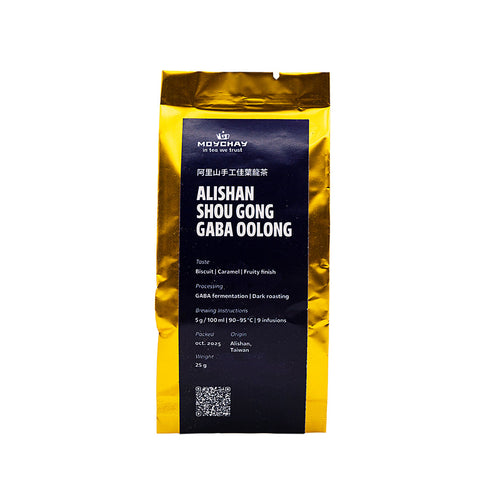 Gaba oolong from Alishan Shou Gong (hand picking)