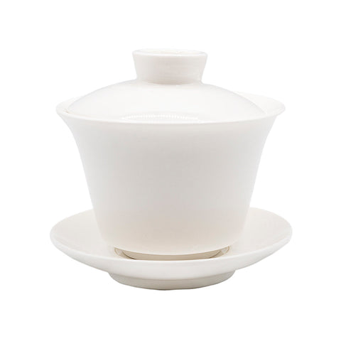 High Dehua Porcelain Gaiwan with Central Lid Knob # 95009 150 ml