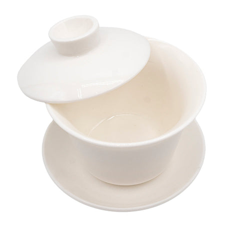 High Dehua Porcelain Gaiwan with Central Lid Knob # 95009 150 ml