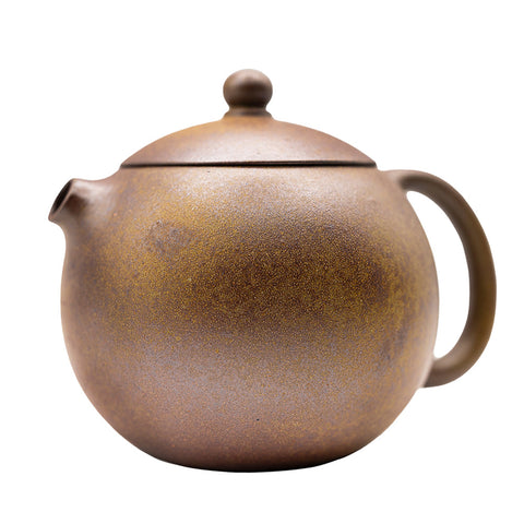Short-mouth kiln-transformed Xishi yixing clay woodfired teapot # 94773