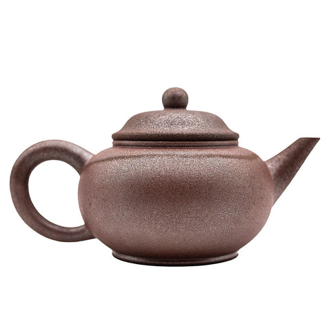 Frosted horizontal kettle yixing clay woodfired teapot # 94791