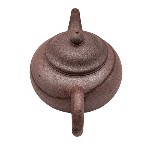 Frosted horizontal kettle yixing clay woodfired teapot # 94791