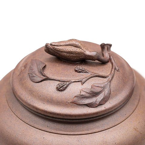 Buddha's Hand Gourd yixing clay woodfired teapot # 94824