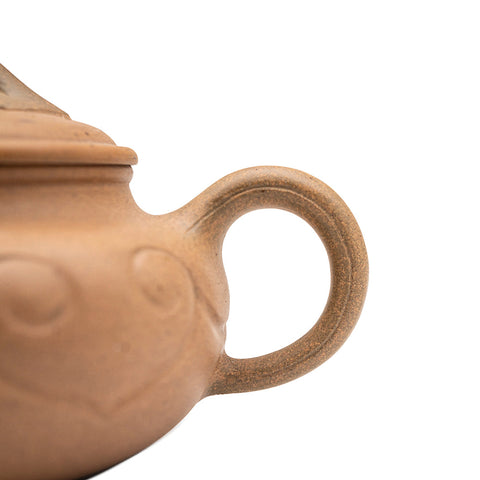Copper Twist Kettle yixing clay woodfired teapot # 94836