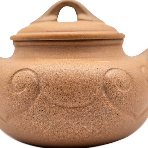 Copper Twist Kettle yixing clay woodfired teapot # 94836