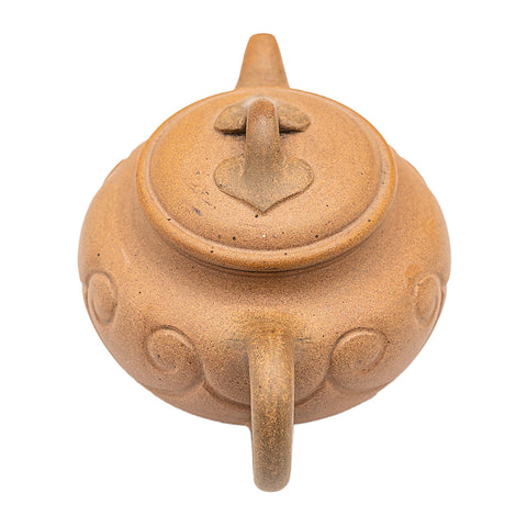 Copper Twist Kettle yixing clay woodfired teapot # 94836