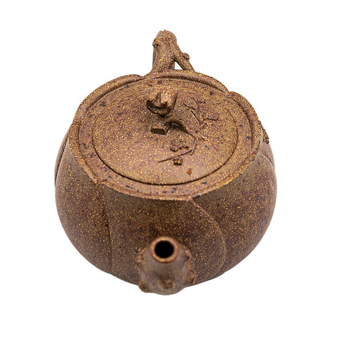 Lotus yixing clay woodfired teapot # 94840