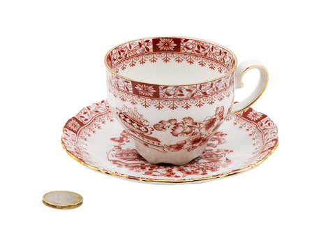 Porcelain tea cup with the saucer  # 93836
