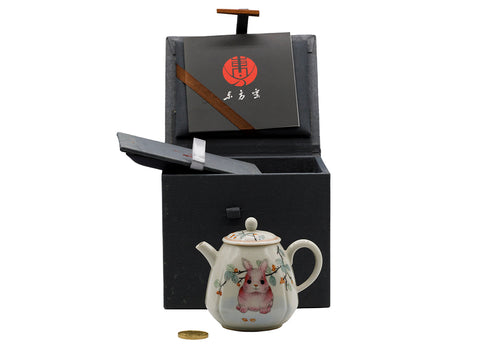 Hand-painted ceramic teapot # 934742