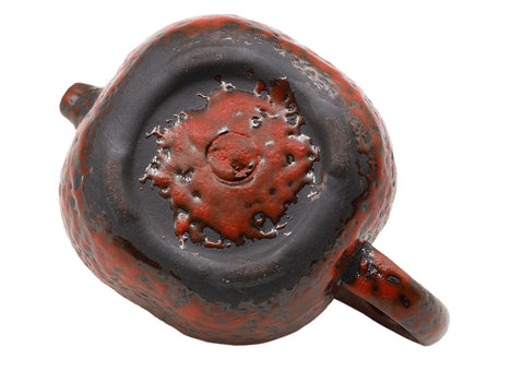 Coral Red Ceramic Teapot # 93462, 100 ml