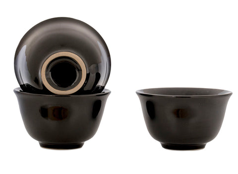 Set for tea ceremony (9 items) # 91045, porcelain: teapot 200 ml, gundaobey 200 ml, teamesh, six cups 58 ml.